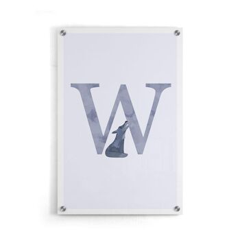 Alphabet W - Affiche encadrée - 40 x 60 cm 5