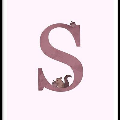 Alphabet S - Affiche - 60 x 90 cm