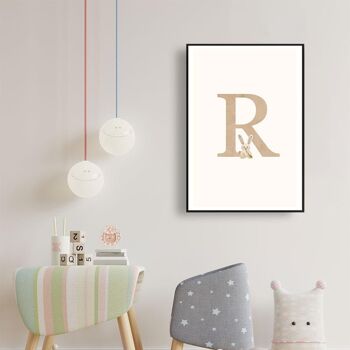 Alphabet R - Affiche - 60 x 90 cm 2