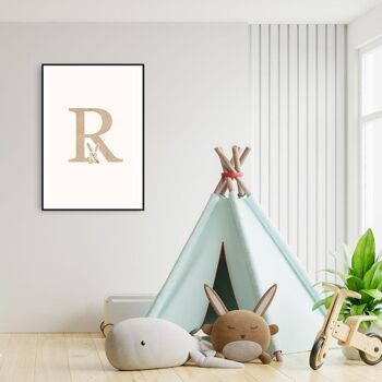 Alphabet R - Affiche - 60 x 90 cm 4