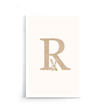 Alphabet R - Toile - 30 x 45 cm 7