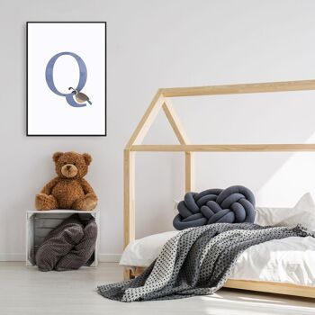 Alphabet Q - Affiche - 40 x 60 cm 3