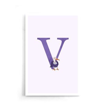 Alphabet V - Toile - 60 x 90 cm 6