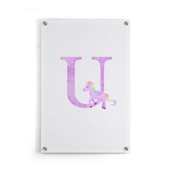 Alphabet U - Affiche - 20 x 30 cm 5