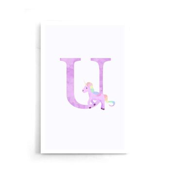 Alphabet U - Affiche - 20 x 30 cm 6