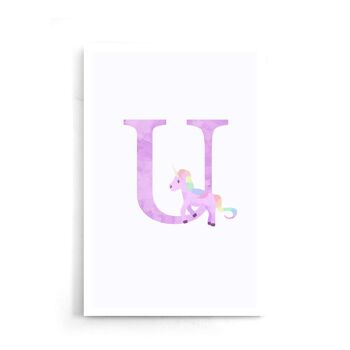 Alphabet U - Affiche - 60 x 90 cm 6
