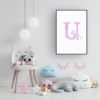 Alphabet U - Affiche - 80 x 120 cm 7