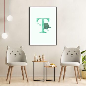 Alphabet T- Affiche - 60 x 90 cm 5