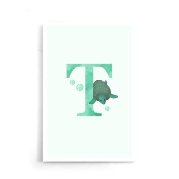 Alphabet T- Affiche - 60 x 90 cm 7