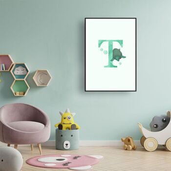 Alphabet T- Affiche - 80 x 120 cm 4