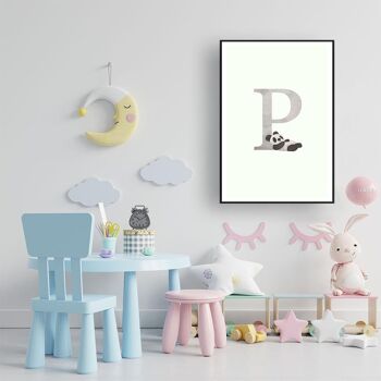 Alphabet P - Affiche - 13 x 18 cm 3