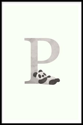 Alphabet P - Plexiglas - 30 x 45 cm 2
