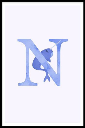Alphabet N - Plexiglas - 30 x 45 cm 2