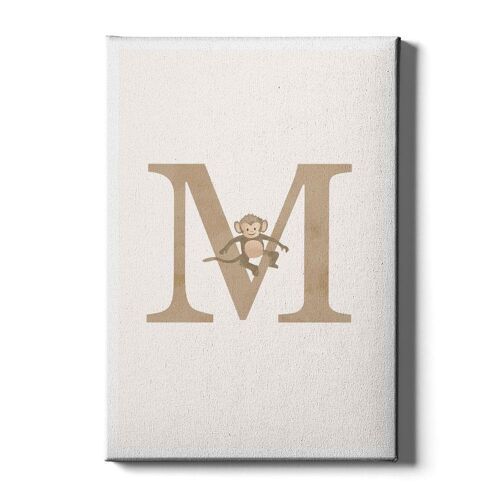 Alfabet M - Poster ingelijst - 40 x 60 cm