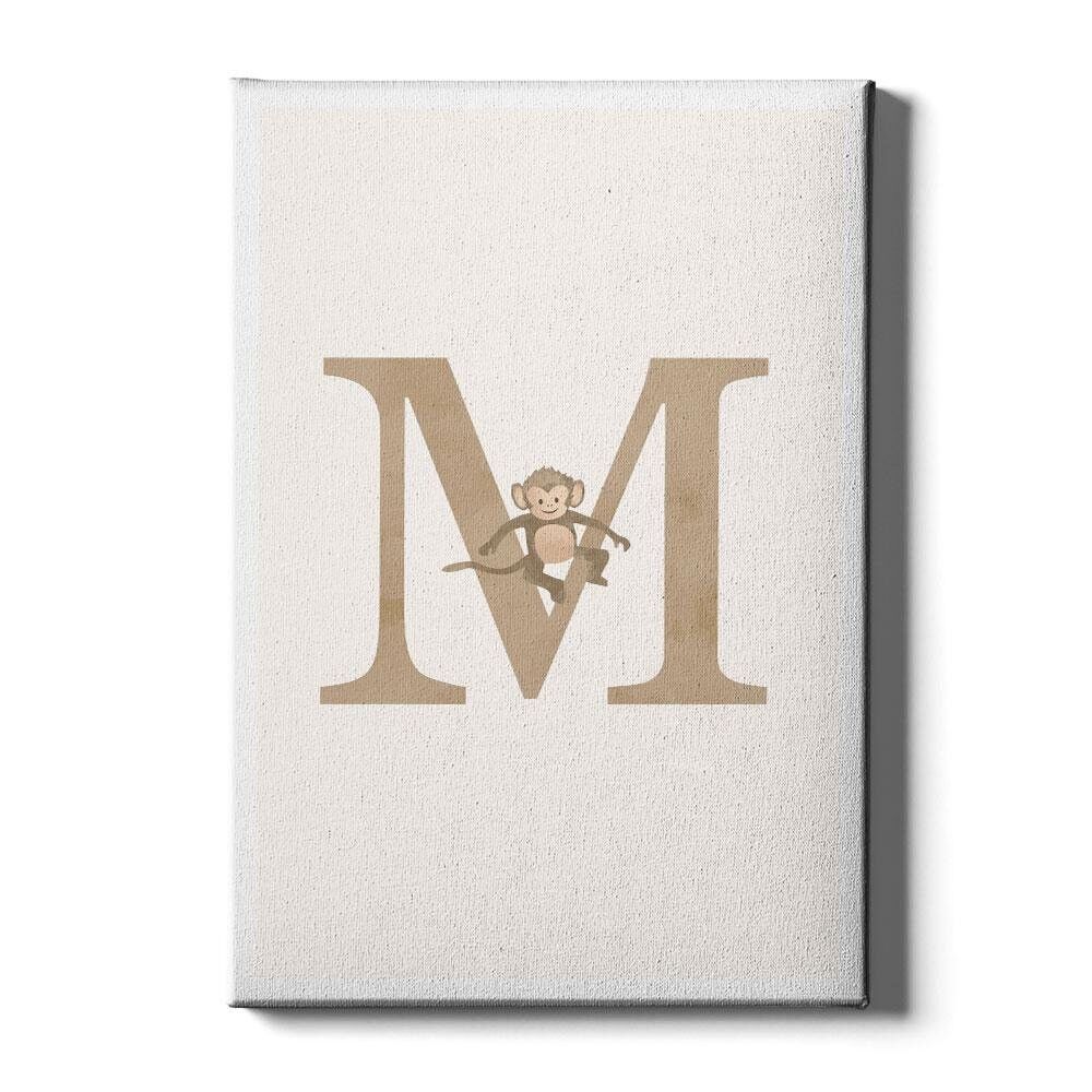 Alphabet M - Poster gerahmt - 50 x 70 cm