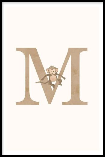 Alphabet M - Plexiglas - 30 x 45 cm 2