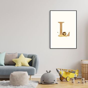 Alphabet L - Affiche - 40 x 60 cm 4