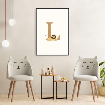 Alphabet L - Affiche - 40 x 60 cm 5