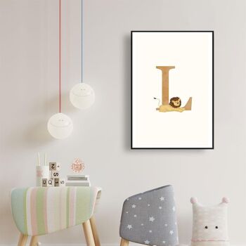 Alphabet L - Affiche - 80 x 120 cm 3