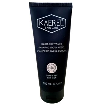 Kaerel Gift Set King (crème pour le visage, crème à raser, nettoyant pour les cheveux et le corps, déodorant 3