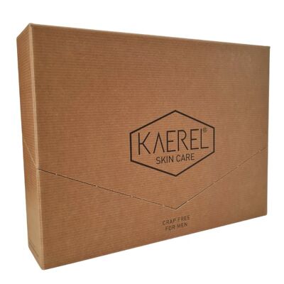 Kaerel Gift Set King (crème pour le visage, crème à raser, nettoyant pour les cheveux et le corps, déodorant
