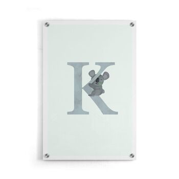Alphabet K - Affiche encadrée - 20 x 30 cm 6