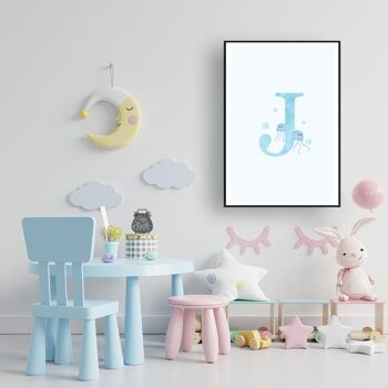 Alphabet J - Affiche - 60 x 90 cm 5