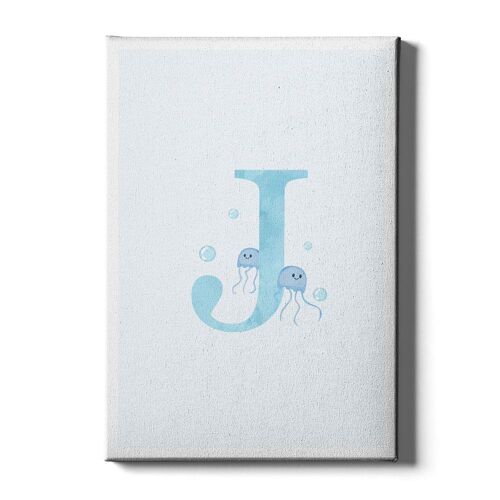 Alfabet J - Poster ingelijst - 20 x 30 cm