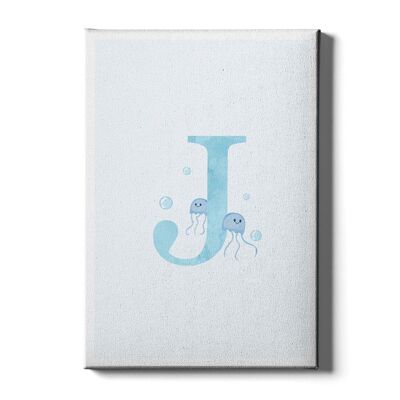 Alfabet J - Poster ingelijst - 50 x 70 cm