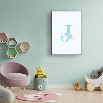 Alphabet J - Toile - 120 x 180 cm 4