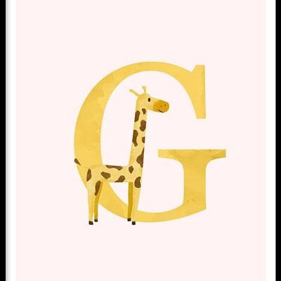 Alphabet G - Poster - 40 x 60 cm