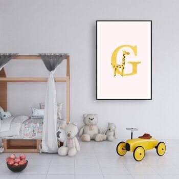 Alphabet G - Affiche - 80 x 120 cm 3