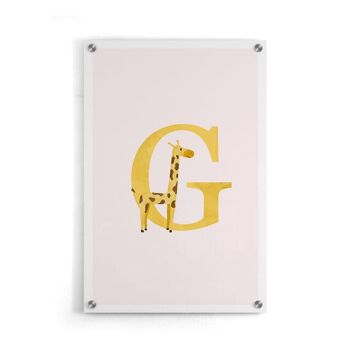 Alphabet G - Toile - 60 x 90 cm 4
