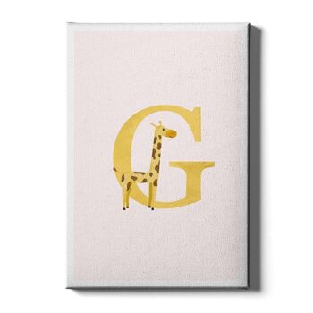 Alphabet G - Toile - 60 x 90 cm 5