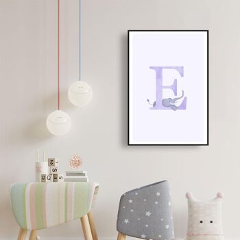 Alphabet E - Plexiglas - 30 x 45 cm 4