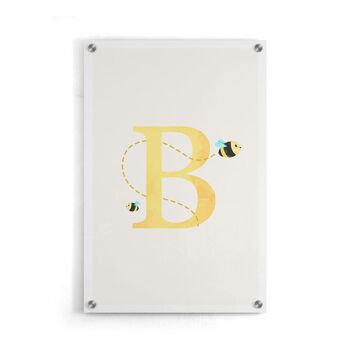 Alphabet B - Affiche encadrée - 20 x 30 cm 5