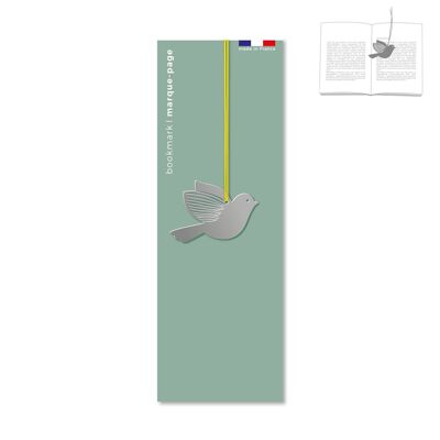 Metal Bookmark - Bird