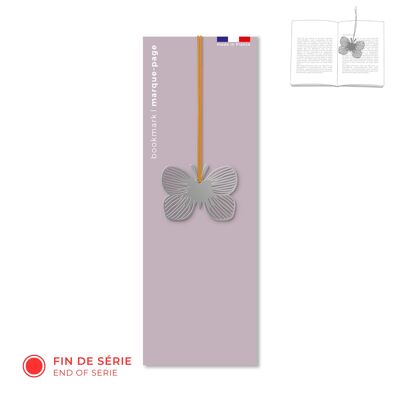 Marque-page en métal - papillon