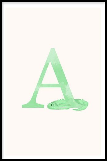 Alphabet A - Affiche - 40 x 60 cm 1