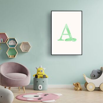 Alphabet A - Affiche - 80 x 120 cm 7