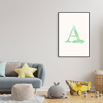 Alphabet A - Affiche - 120 x 180 cm 3