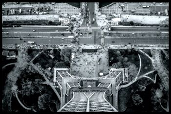 Vue aérienne de la Tour Eiffel - Affiche - 13 x 18 cm 1