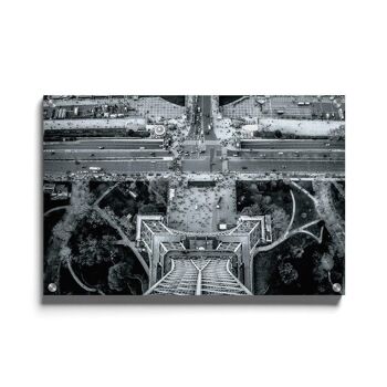Vue aérienne de la Tour Eiffel - Affiche encadrée - 20 x 30 cm 5