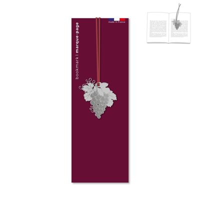 Metal Bookmark - Grape
