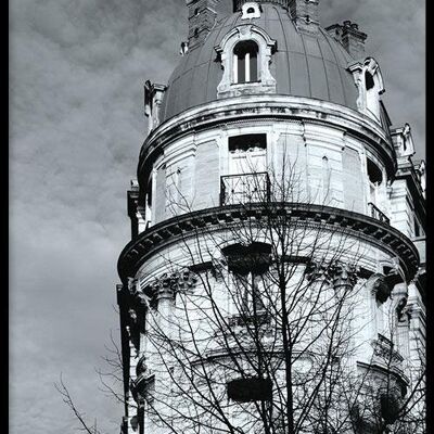 Arquitectura en París - Póster enmarcado - 50 x 70 cm