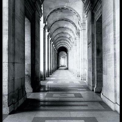 Doorgang in Parijs  - Plexiglas - 30 x 45 cm