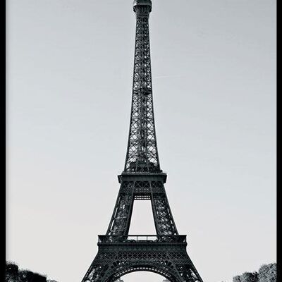 De Eiffeltoren - Poster ingelijst - 20 x 30 cm