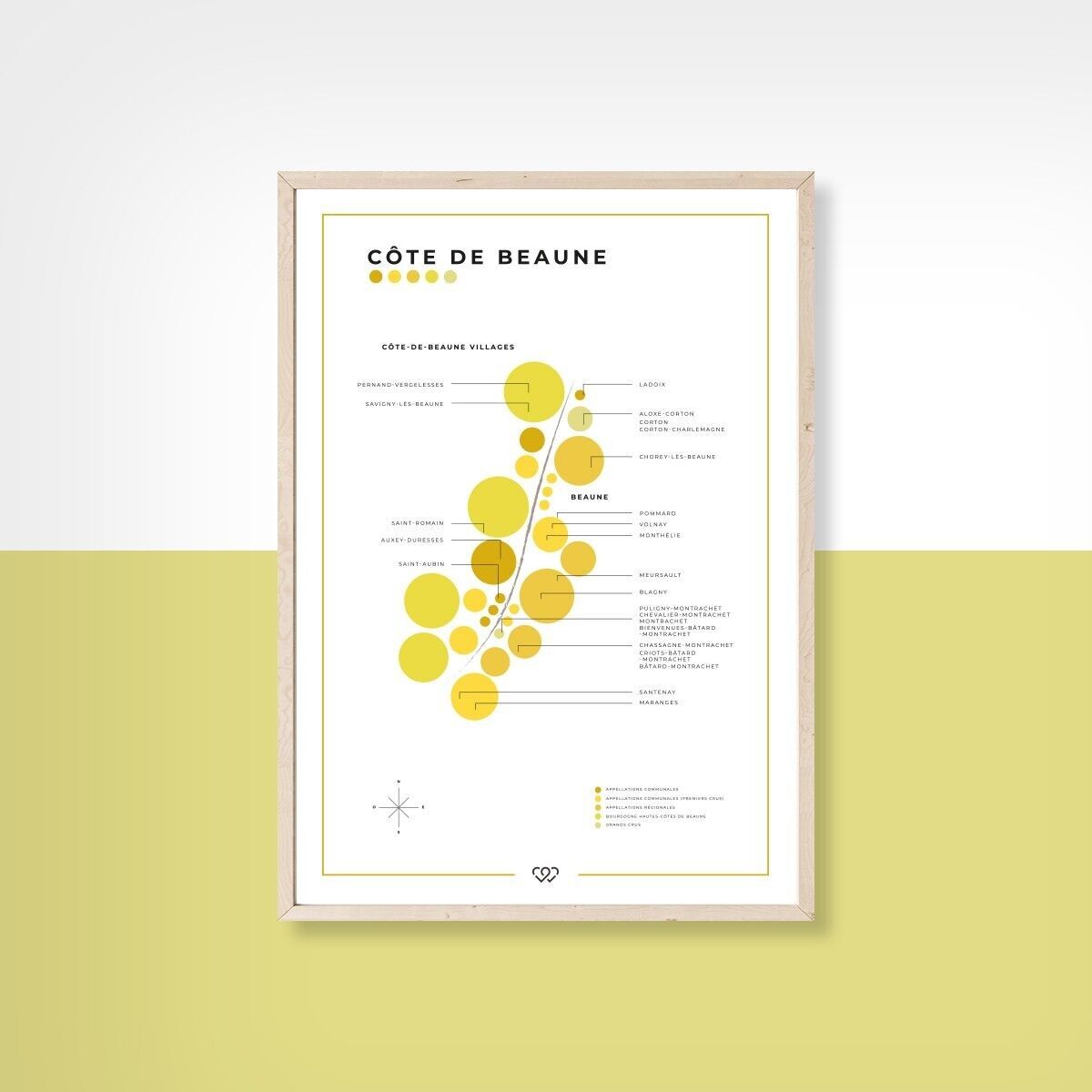 COTE DE BEAUNE - 10cm 15cm - Postkarte