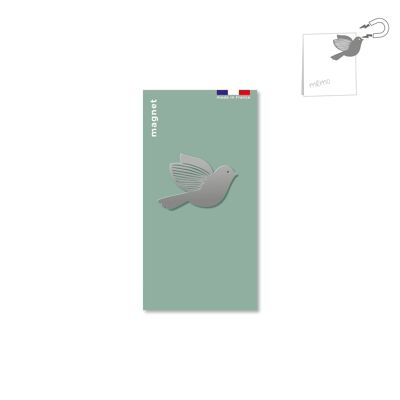 Magnet en métal - oiseau