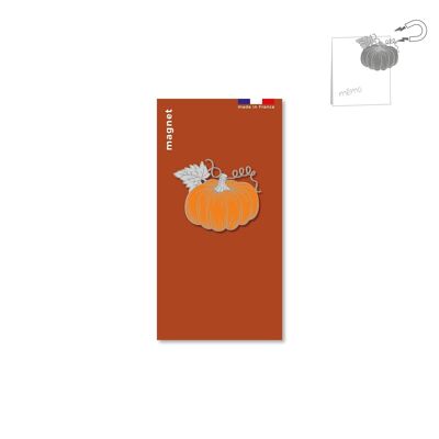 Metal magnet - pumpkin